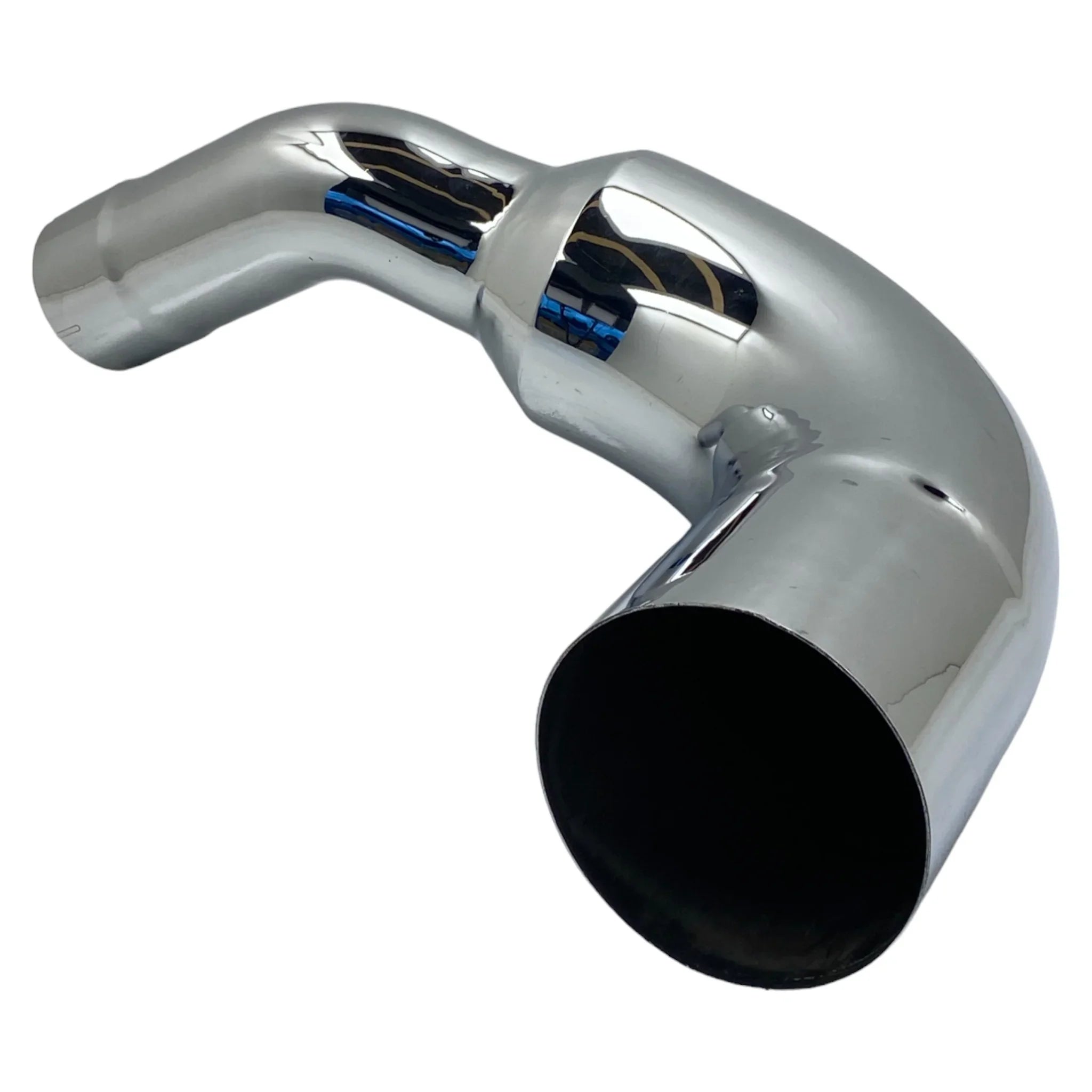 EXE64764L5962 Genuine Kenworth Chrome Left - Over Frame Elbow 6