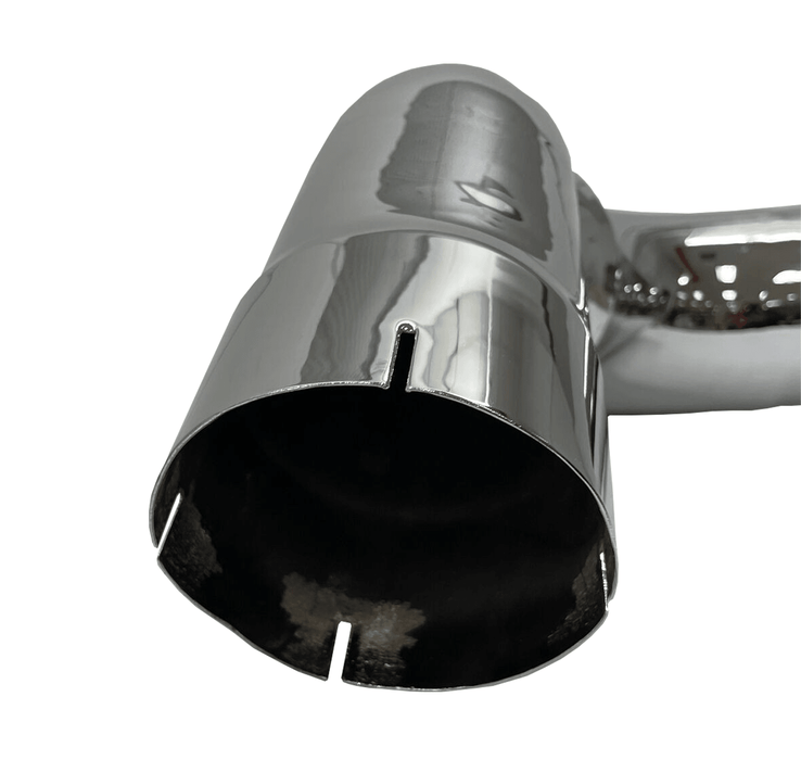 Exe84764L Genuine Roadworks Left Chrome Over Frame Exhaust Elbow - ADVANCED TRUCK PARTS