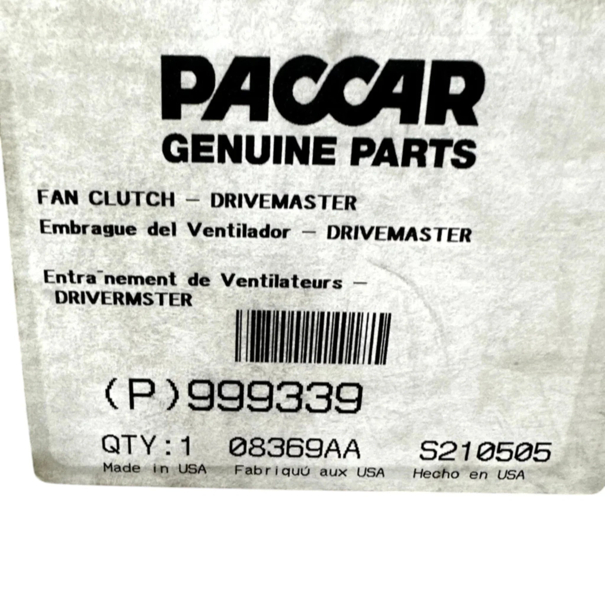 F17-1000-405 Genuine Paccar Fan Clutch