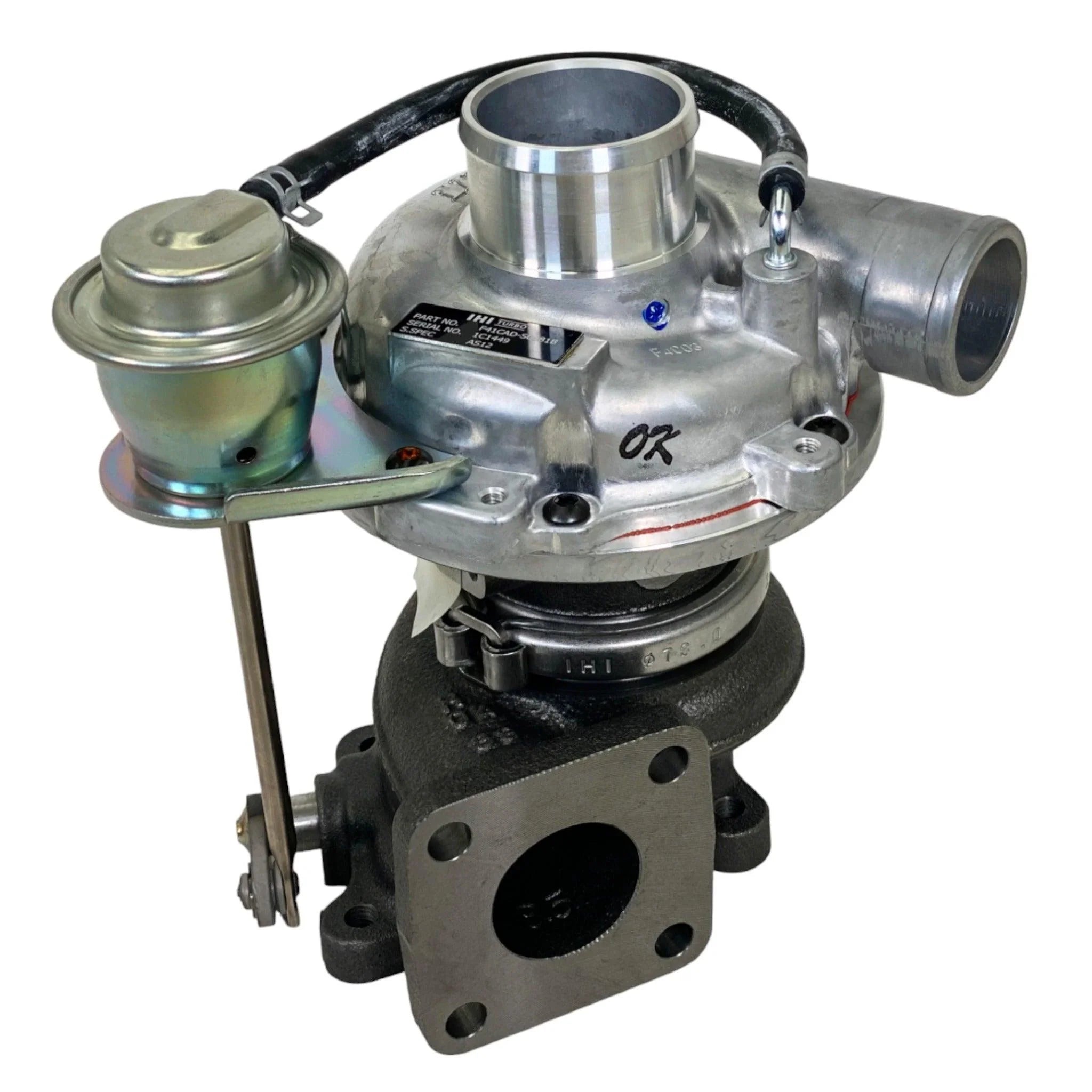 F41Cad-S0081Bn Genuine Ihi Turbocharger Rhf4