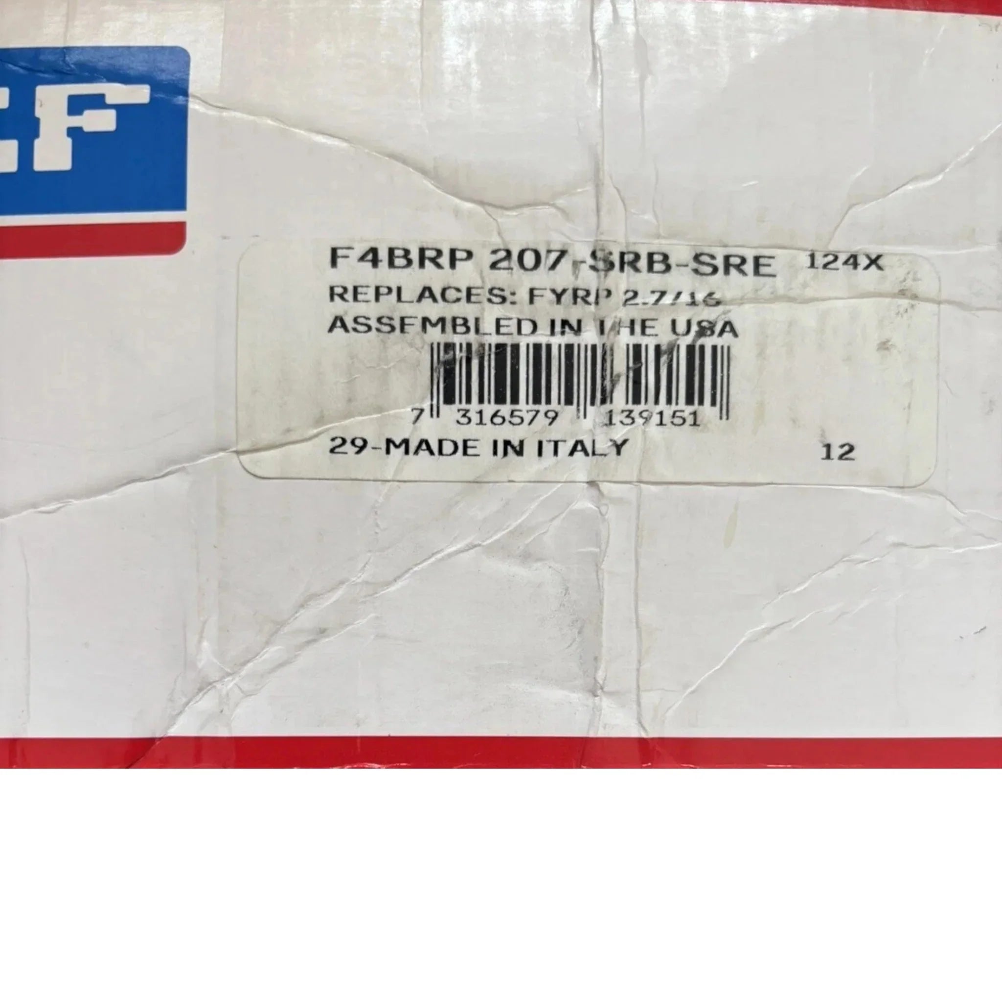 F4BRP207SRBSRE Genuine SKF Roller Bearing Units