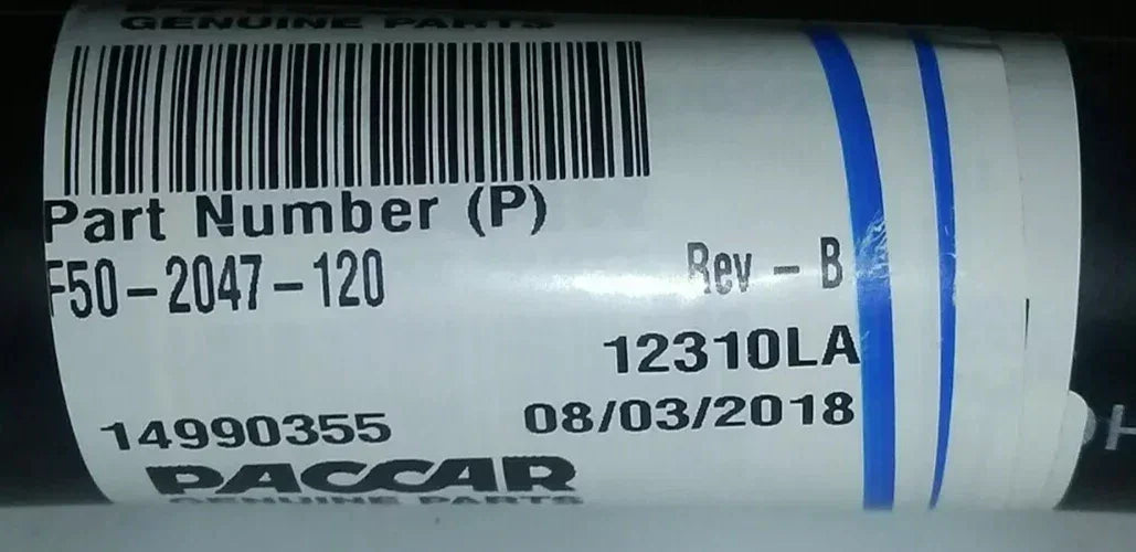 F502047120 Genuine Paccar A/C Air Conditioner Hose