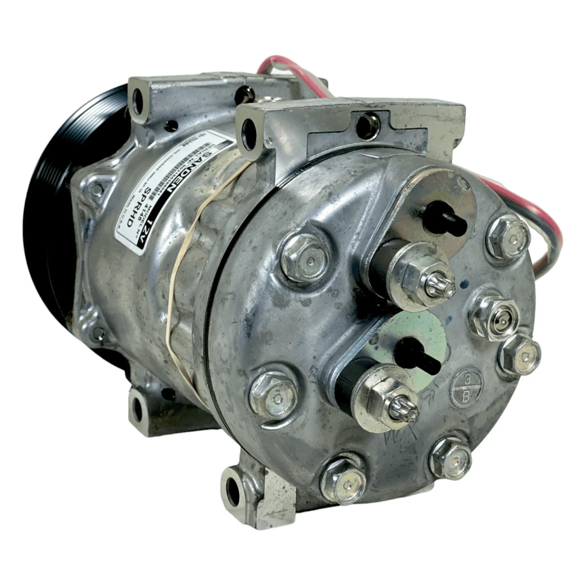 F69-1014 Genuine Sanden AC Compressor 12V for Kenworth Peterbilt