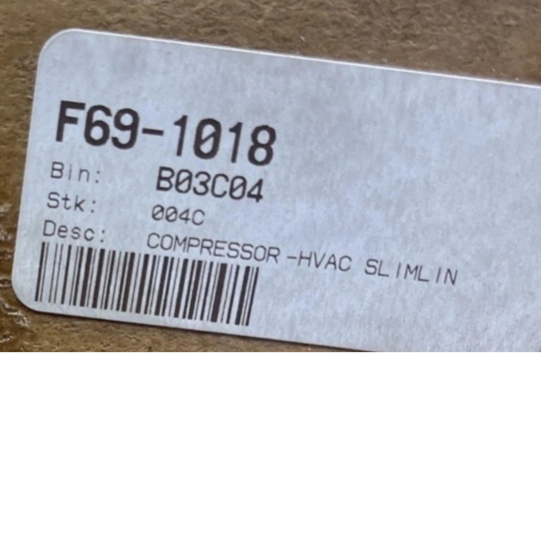 F691018 Genuine Paccar A/C Compressor 12V