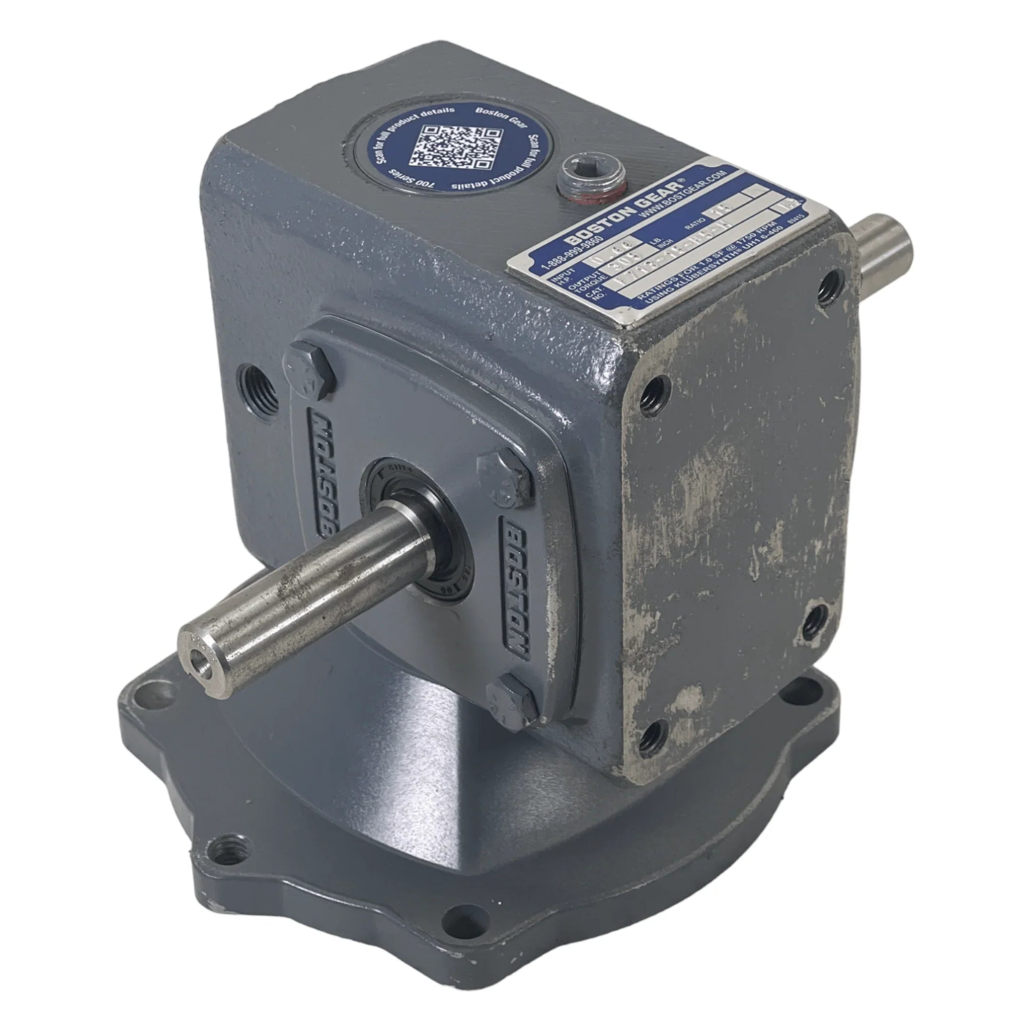 F713-15-B5-H Genuine Boston Gear Worm Gear Speed Reducer