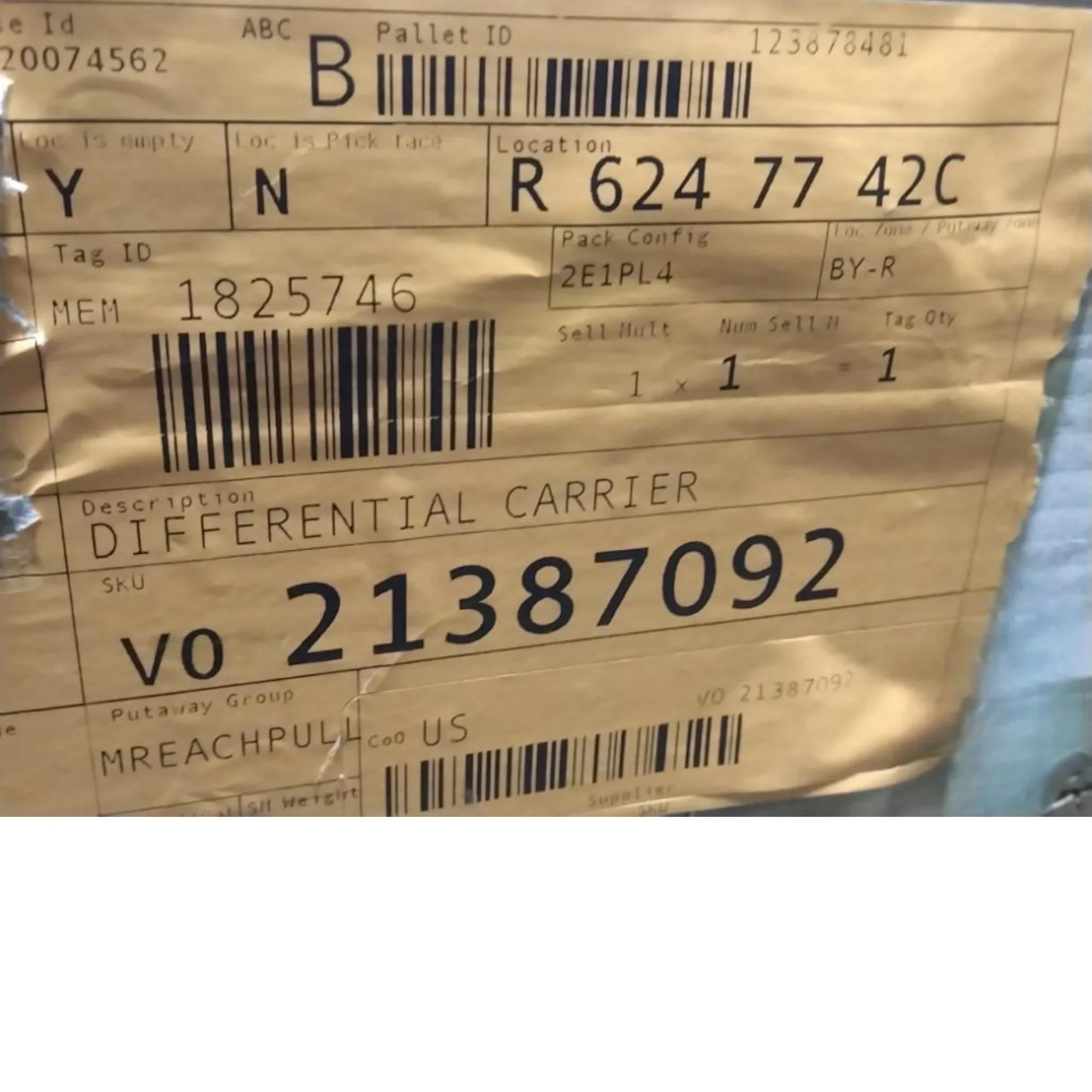 21387092 Genuine Mack Differential Carrier - Truck To Trailer