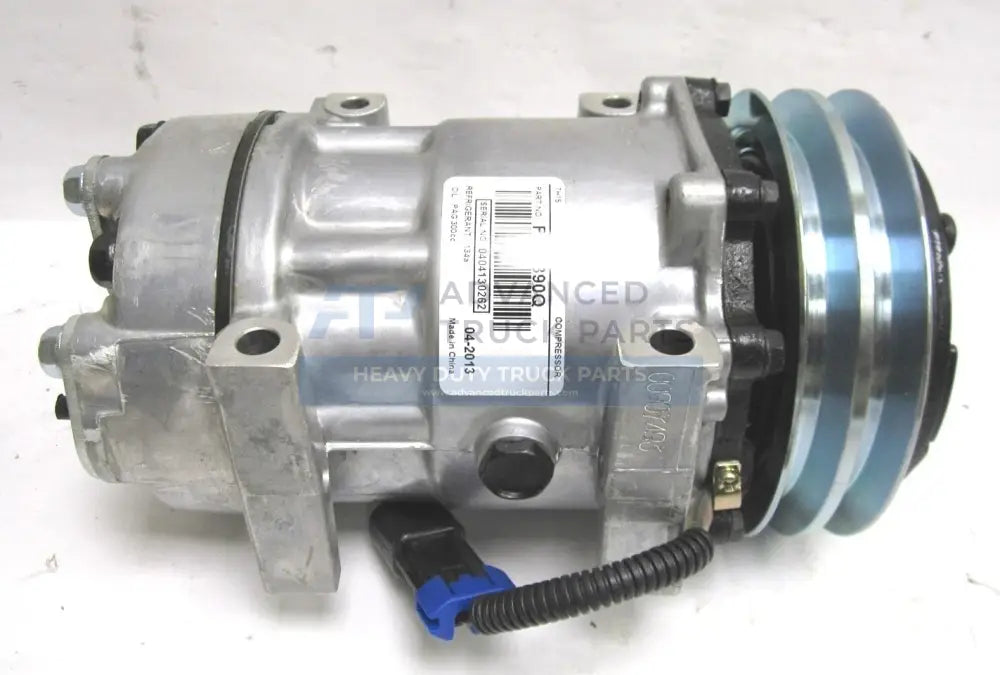 Fleetrite A/C Compressor 2-GROOVE Direct Mount 134a 132mm Sanden 4890