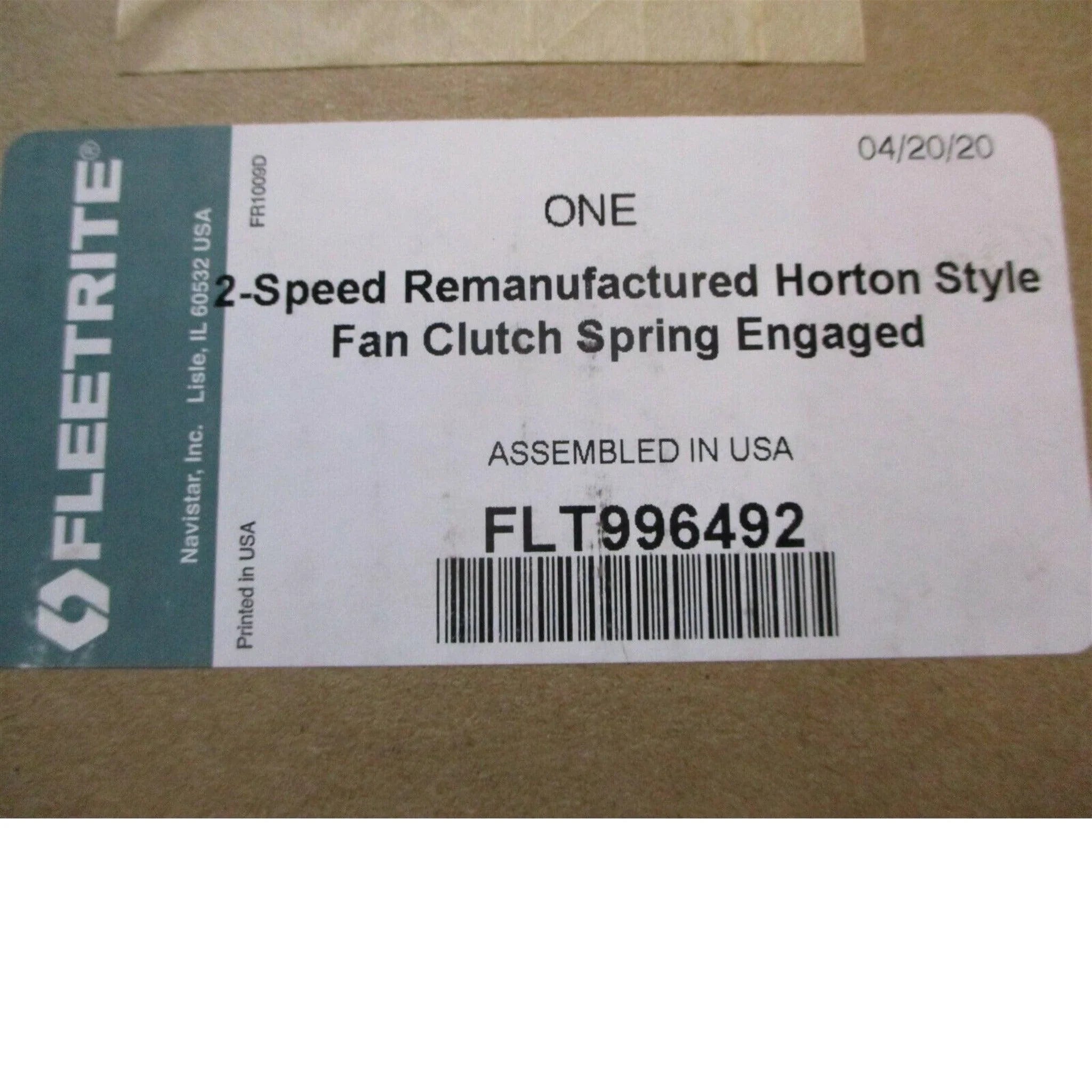 99A8189 Genuine Fleetrite Fan Clutch Two Speed