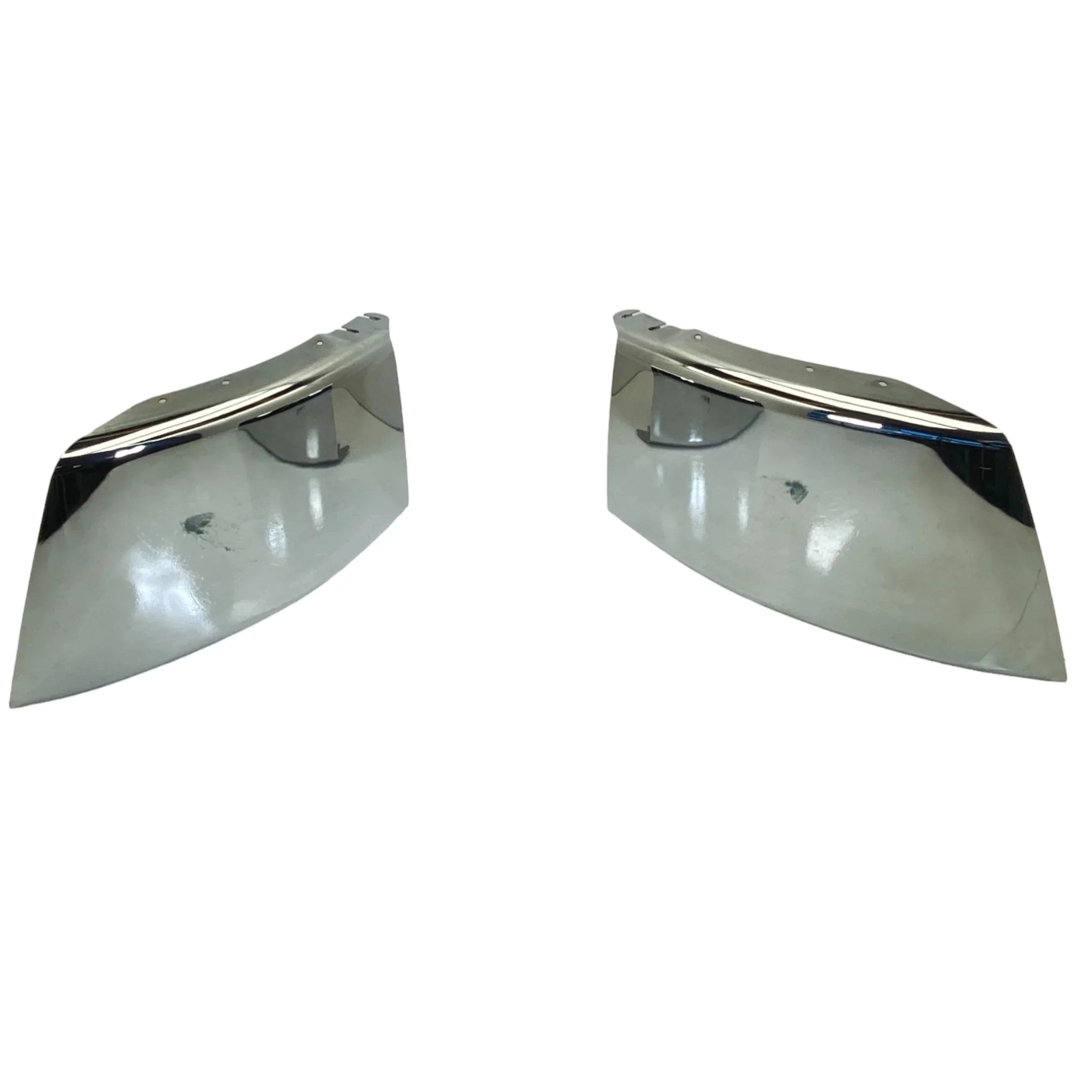 FR-115A L FR-115A R Freightliner Chrome Front Bumper Left & Right Side Corner