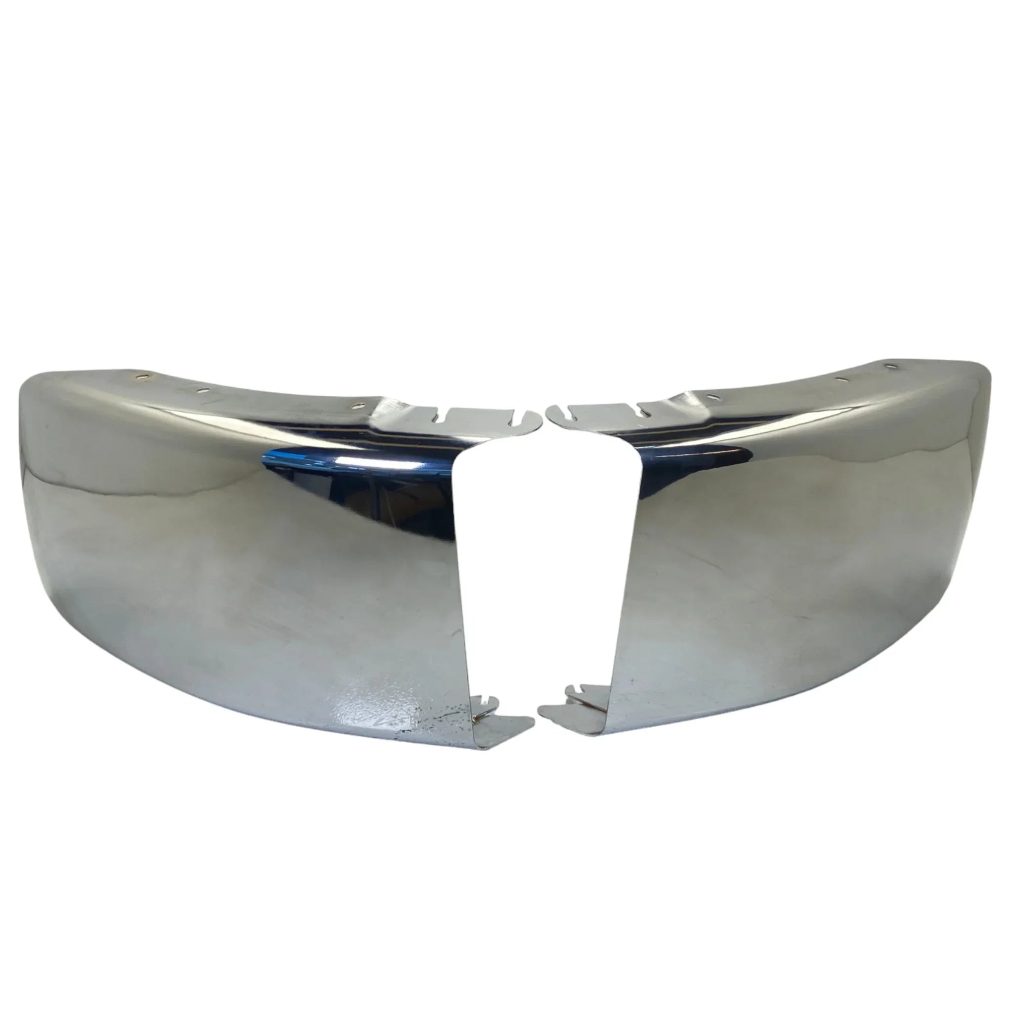 FR-115A L FR-115A R Freightliner Chrome Front Bumper Left & Right Side Corner