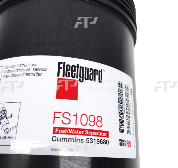 Fs1098 Genuine Fleetguard Fuel Water Separator - ADVANCED TRUCK PARTS