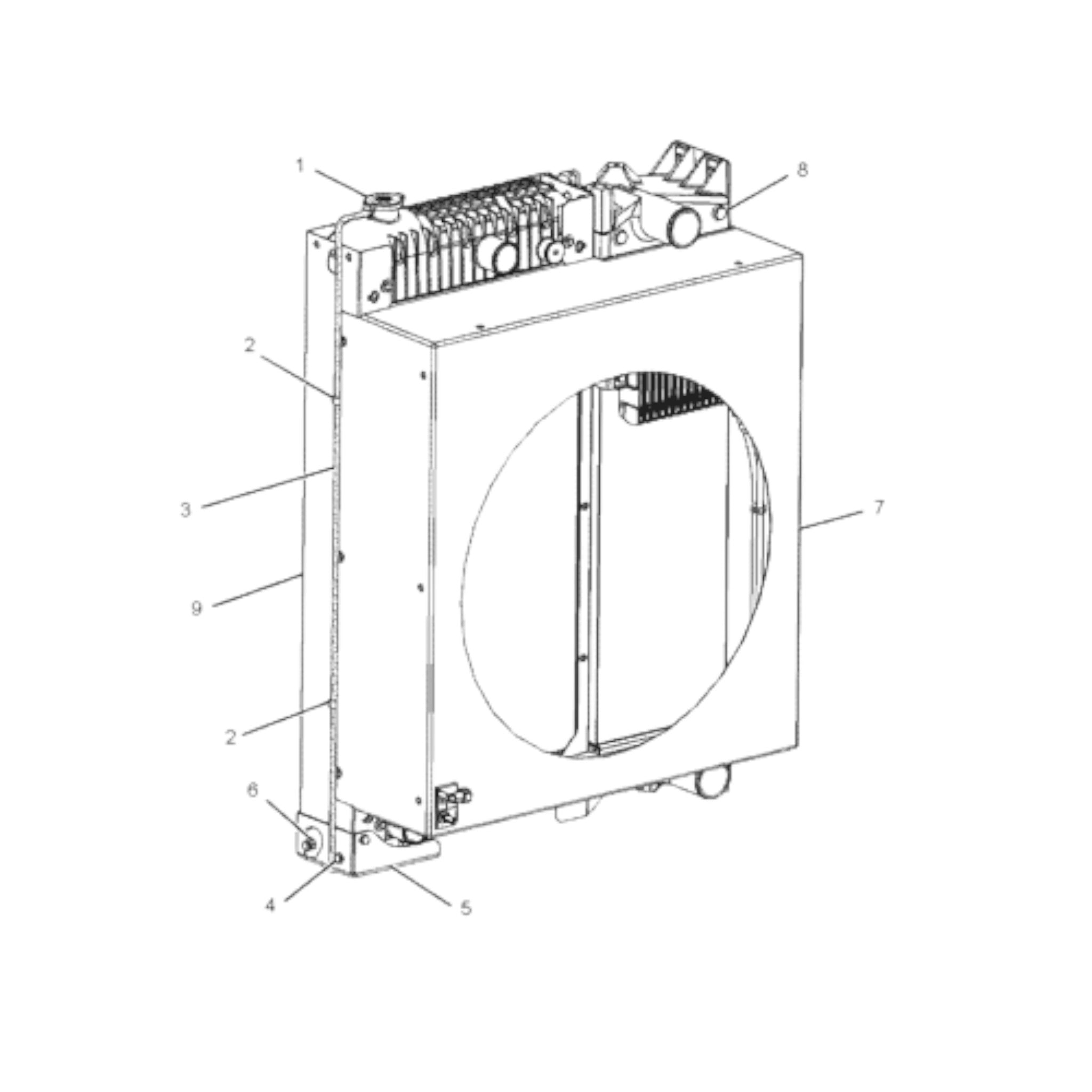 2758174 Genuine CAT Radiator