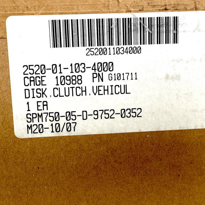 G101711 Genuine CNH Industrial Clutch Disk 46 Tooth - ADVANCED TRUCK PARTS