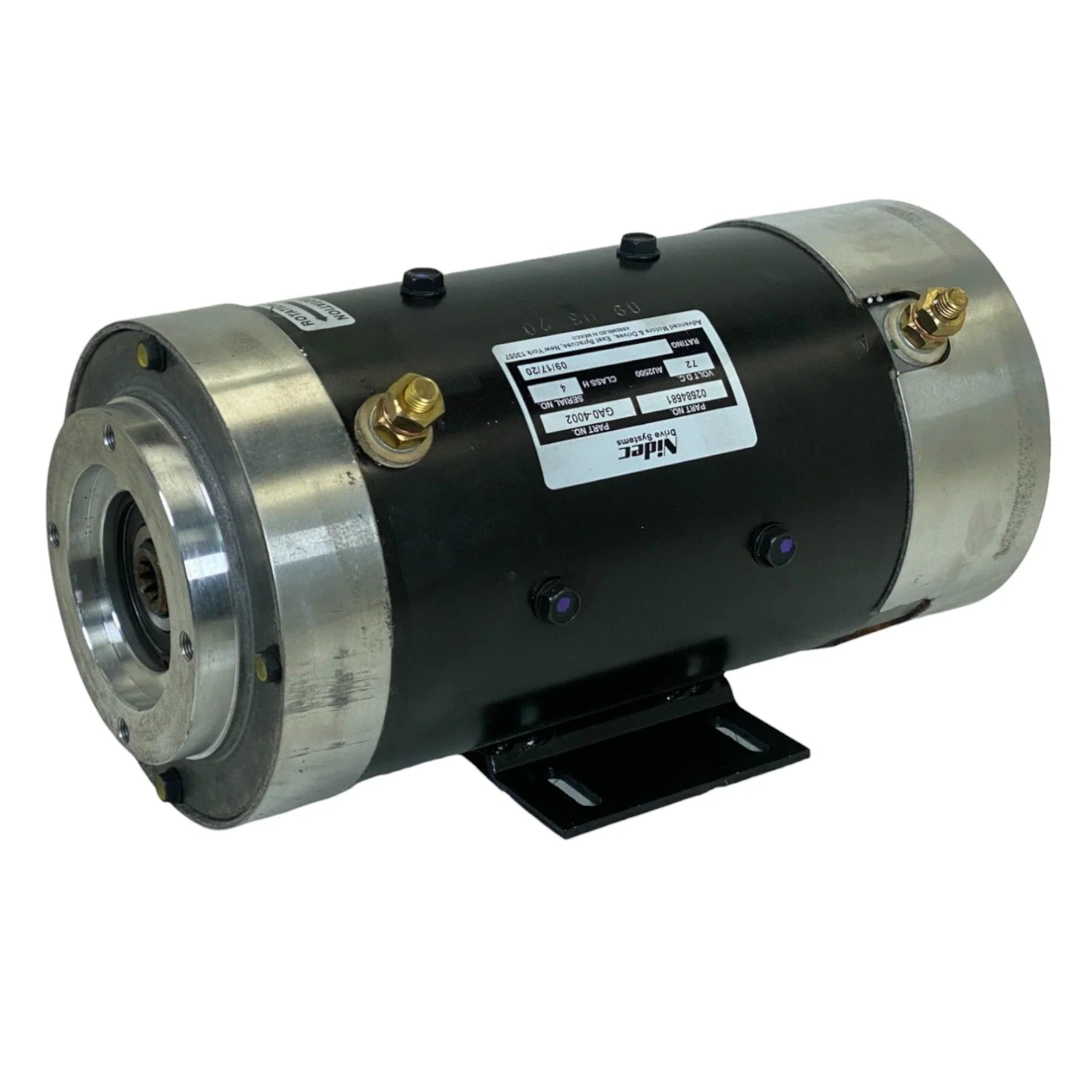 Ga0-4002 Genuine Nidec Electrical Motor 72V