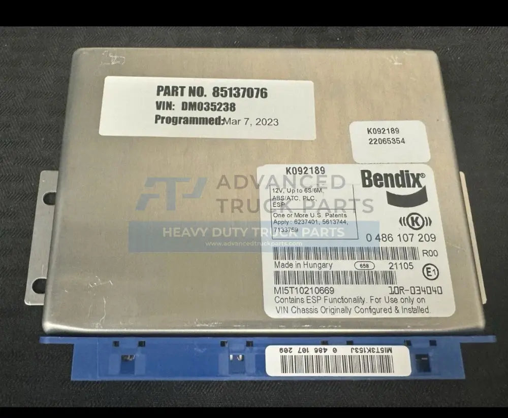 K092189 Genuine Bendix ECU ABS Control Module EC-60
