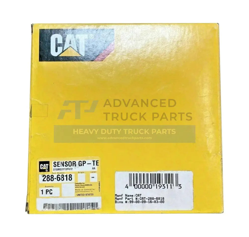 288-6818 Genuine Cat Temperature Sensor C15