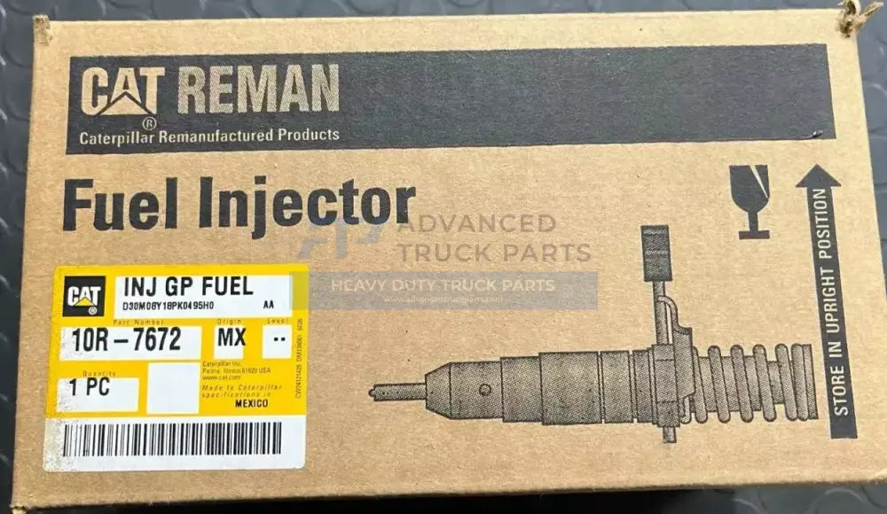 10R-7672 Genuine Caterpillar Fuel Injector