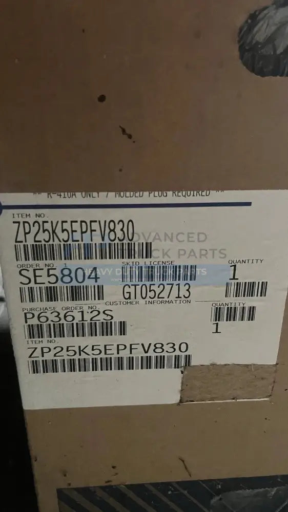 Genuine Copeland Scroll Compressor - REFRIGERATION COMPRESSOR