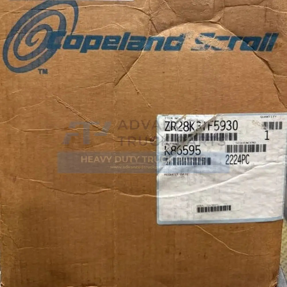 Genuine Copeland Scroll Compressor - REFRIGERATION COMPRESSOR