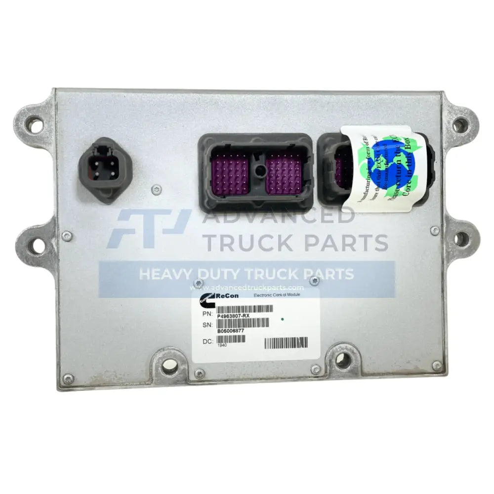 4963807Rx Genuine Cummins Electronic Control Module Ecm