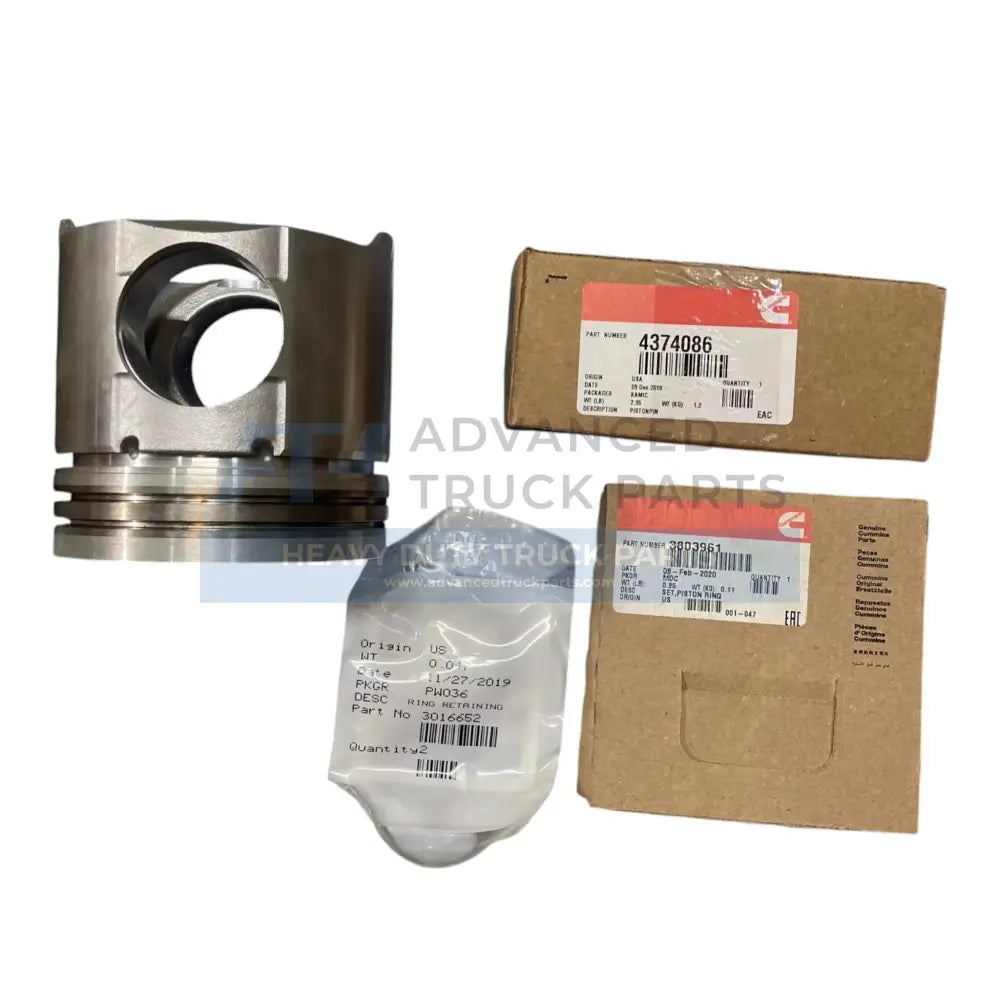 3803556 Genuine Cummins Engine Piston Kit