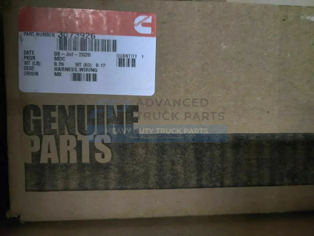 3073926 Genuine Cummins Harness Wi Ring For Cummins L10 Or M11