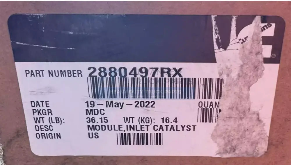 2880497RX Genuine Cummins Inlet Catalyst Module