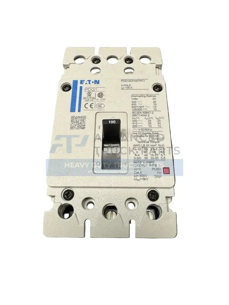 Genuine Eaton Power Defense Pdg 100 Amp 3 Pole Breaker - Other Truck Parts