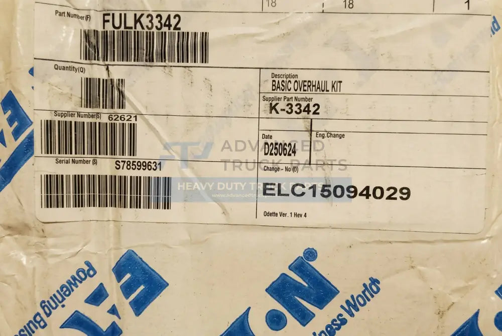 Genuine Eaton Transmission Overhaul Kit