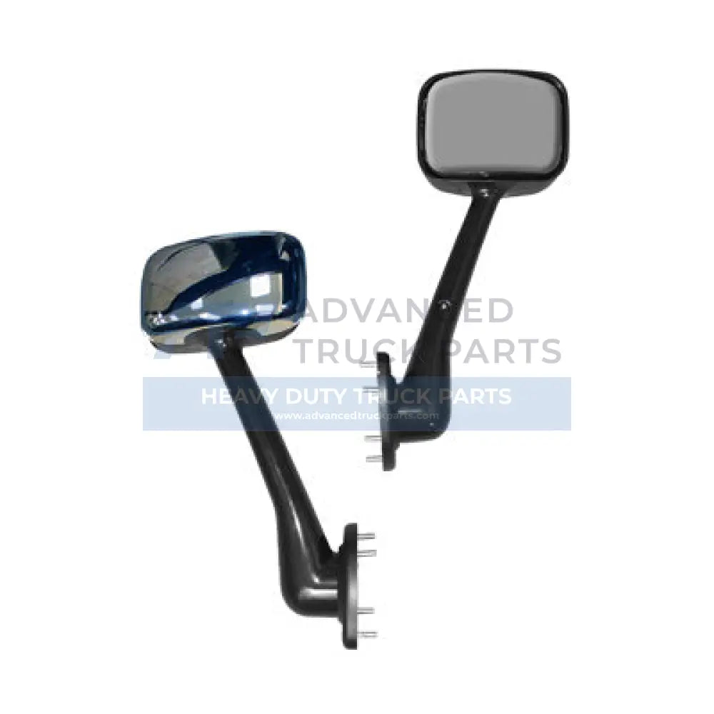 Genuine Freightliner Cascadia Right Side Chrome Hood Mount Mirror - Mirrors