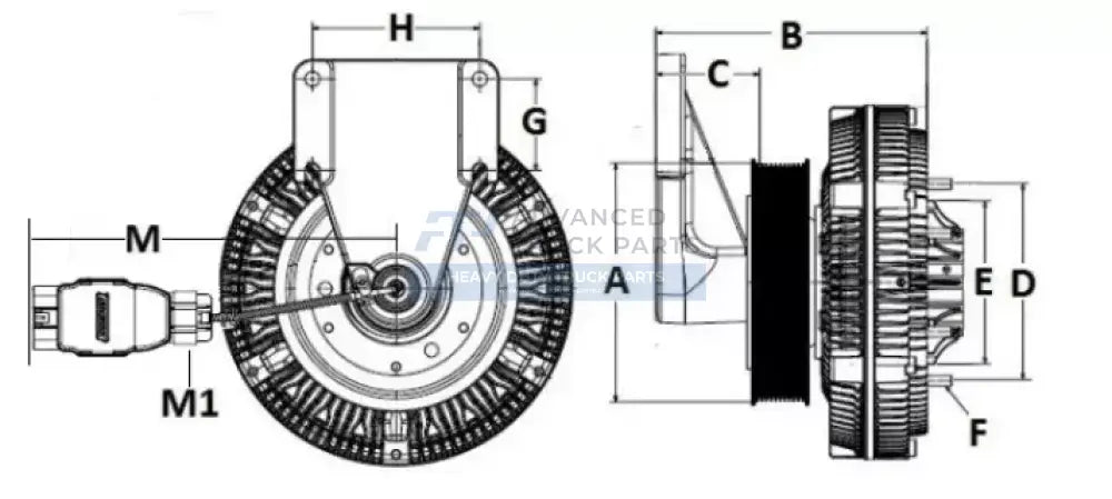 9910230 Genuine Horton Fan Clutch Assembly