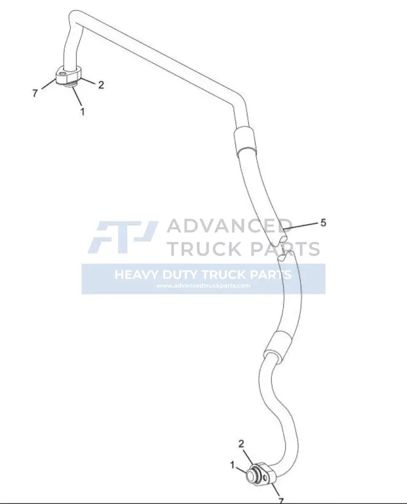 3582986C92 Genuine International Air Condition Hose