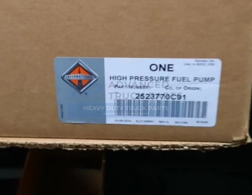 2523770C91 Genuine International High Pressure Fuel Fump