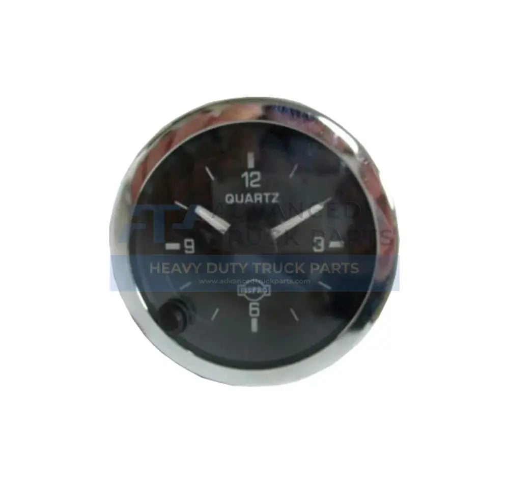 2588612C91 Genuine InternationalGauge Clock Analog Chrome Beze