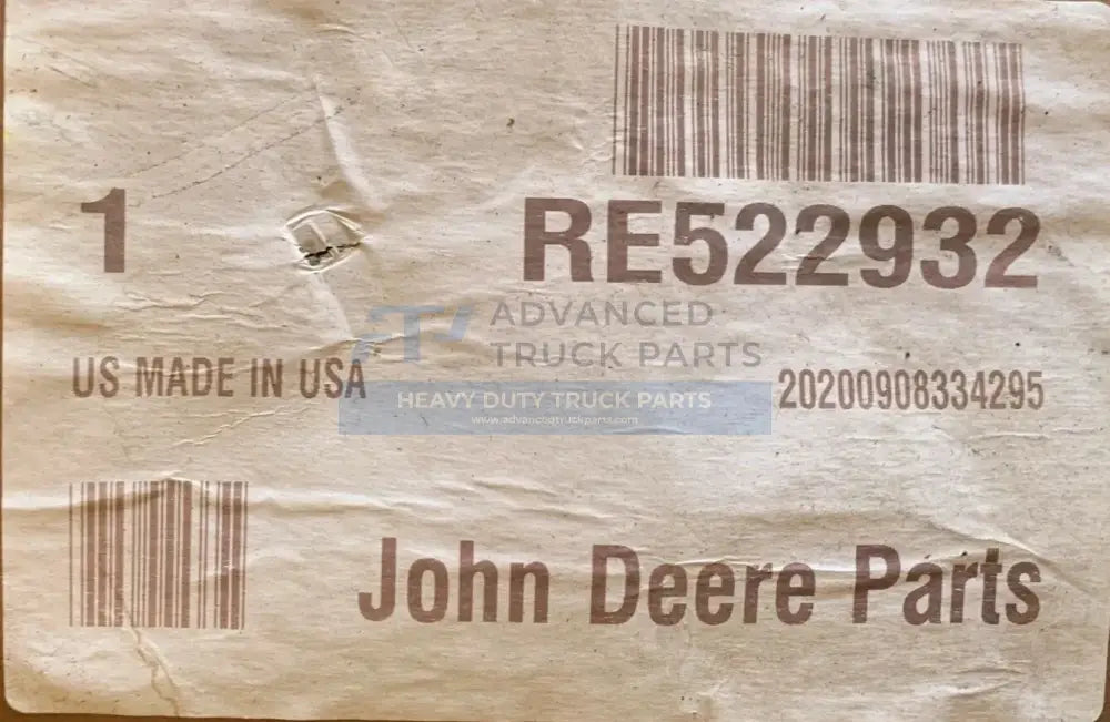 RE522932 Genuine John Deere Engine Crankshaft Pulley With Dampener