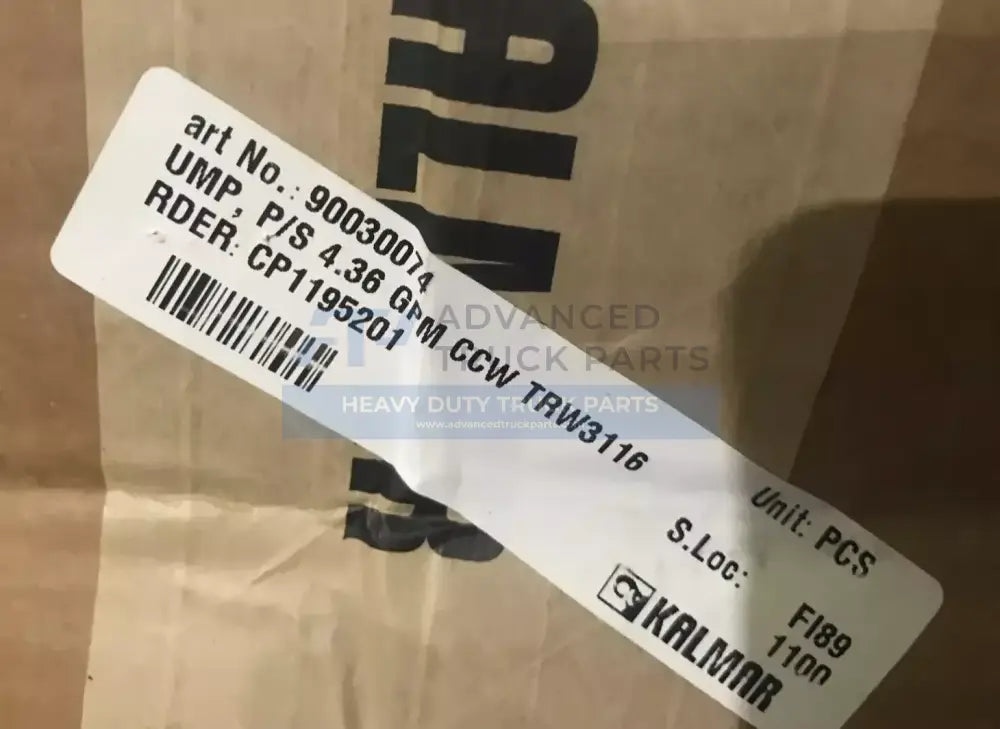 90030074 Genuine Kalmar Ottawa Hydraulic Pump