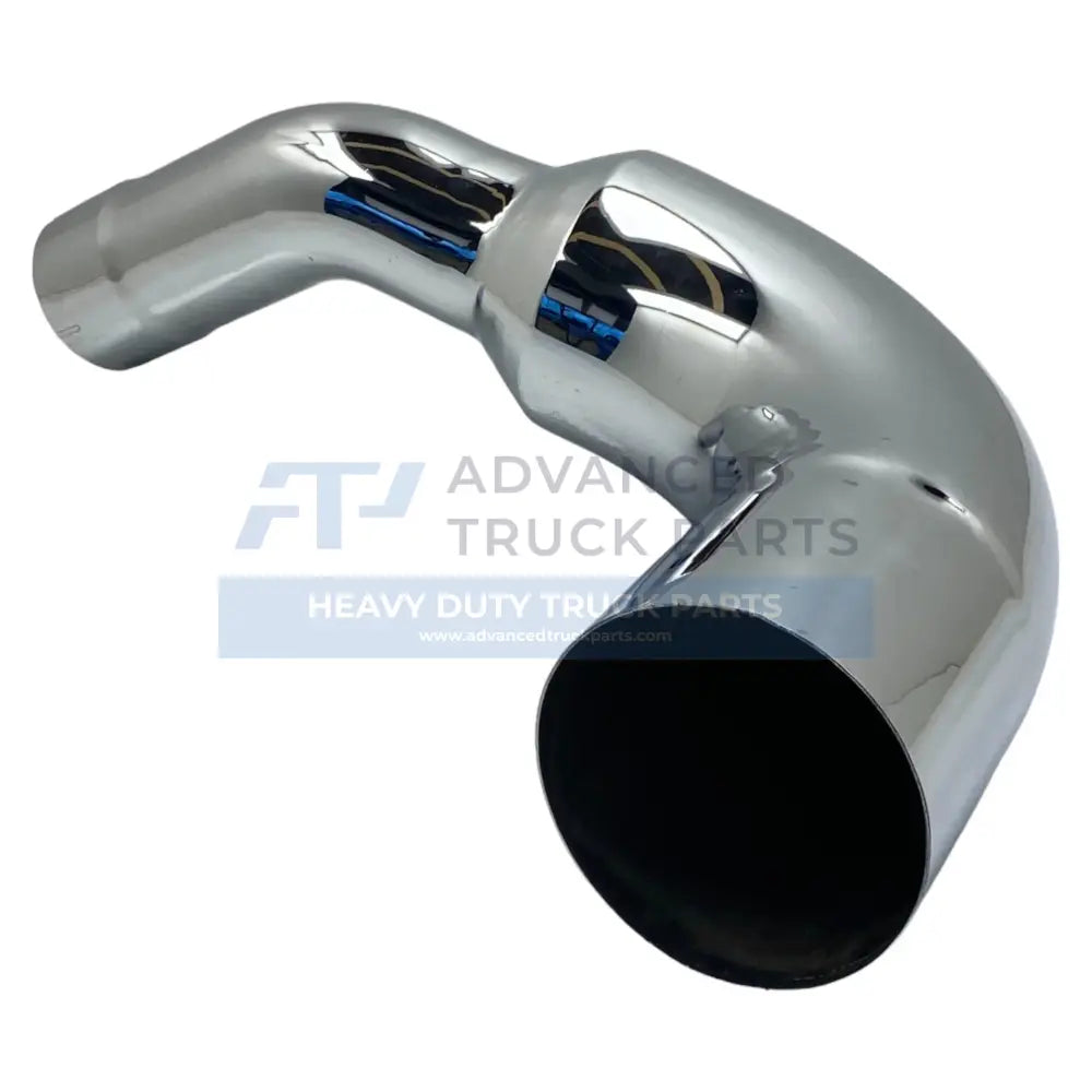 EXE64764L5962 Genuine Kenworth Chrome Left - Over Frame Elbow 6" Reducing to 5"