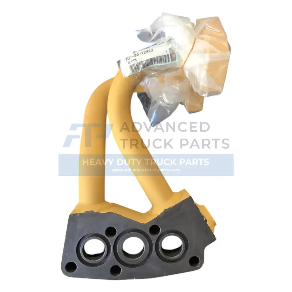 707-86-12420 Genuine Komatsu Block Assembly