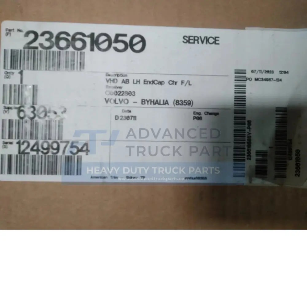 23661050 Genuine Mack Bumper - Truck To Trailer