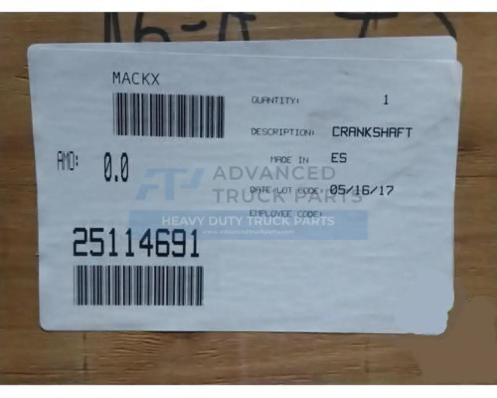 Genuine Mack Crankshaft - Crankshafts
