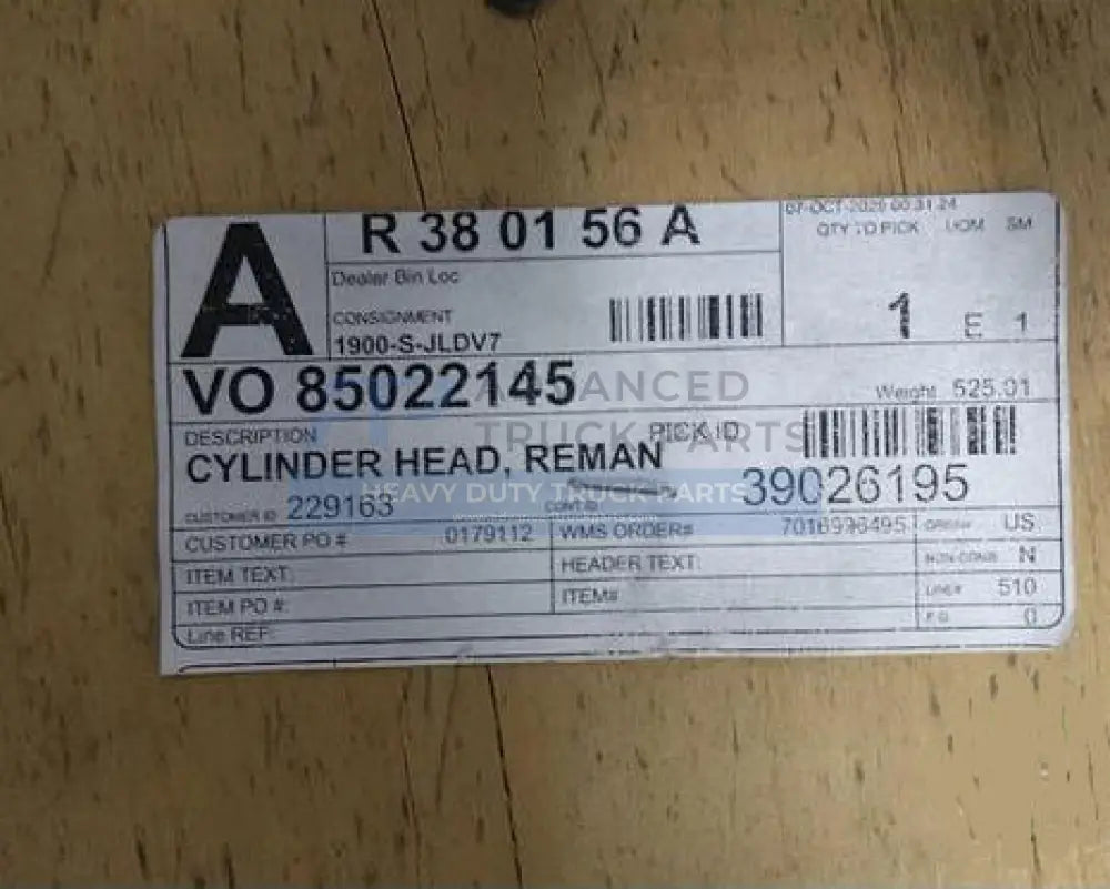 Genuine Mack Cylinder Head - Cylinder Heads