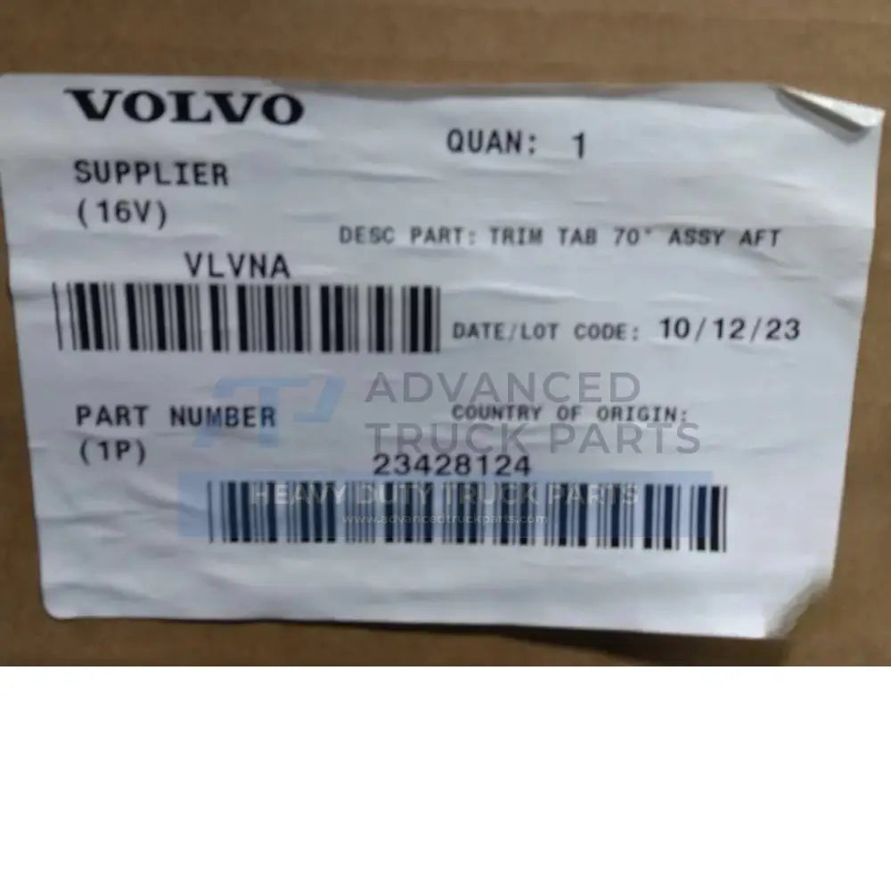 23428124 Genuine Mack Deflector - Truck To Trailer