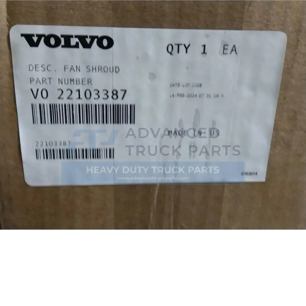 22103387 Genuine Mack Fan Shroud - Truck To Trailer