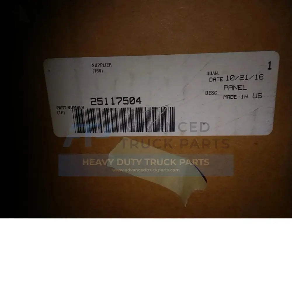 25117504 Genuine Mack Fender - Truck To Trailer
