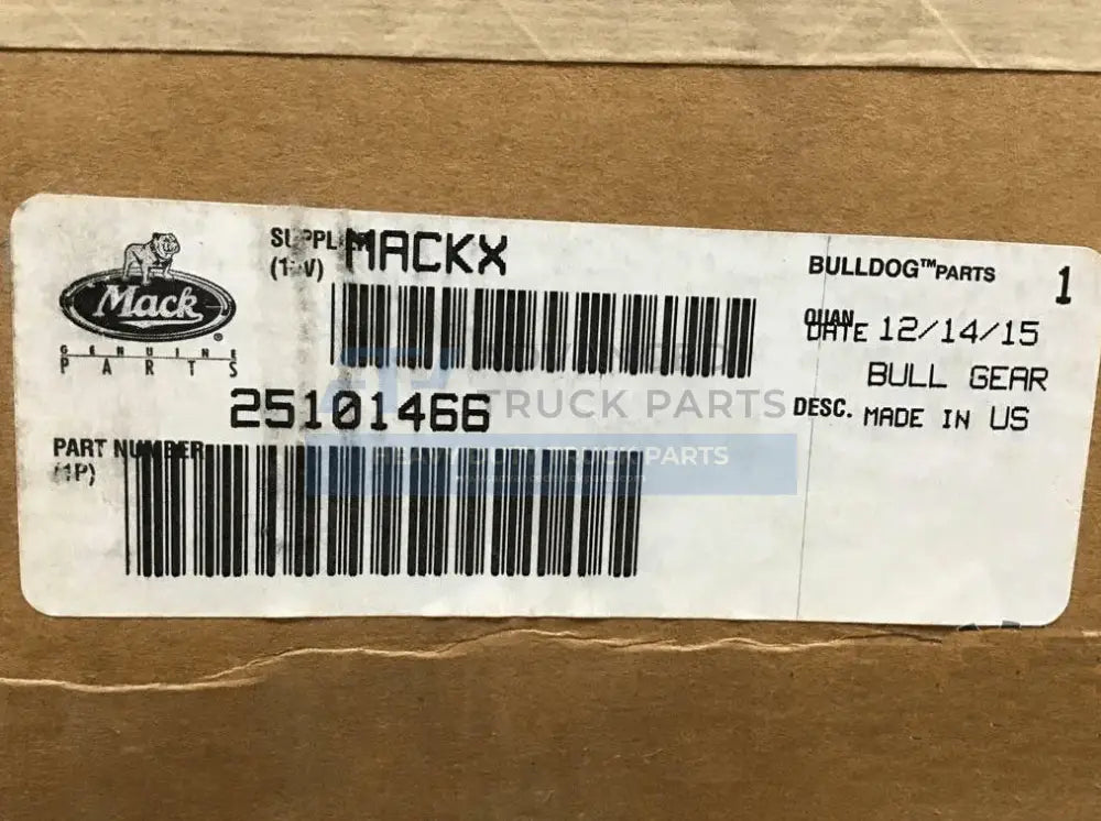 25101466 Genuine Mack Gear - Truck To Trailer