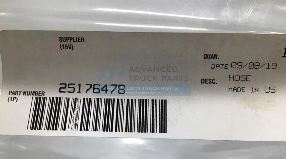 25176478 Genuine Mack Hose - Truck To Trailer