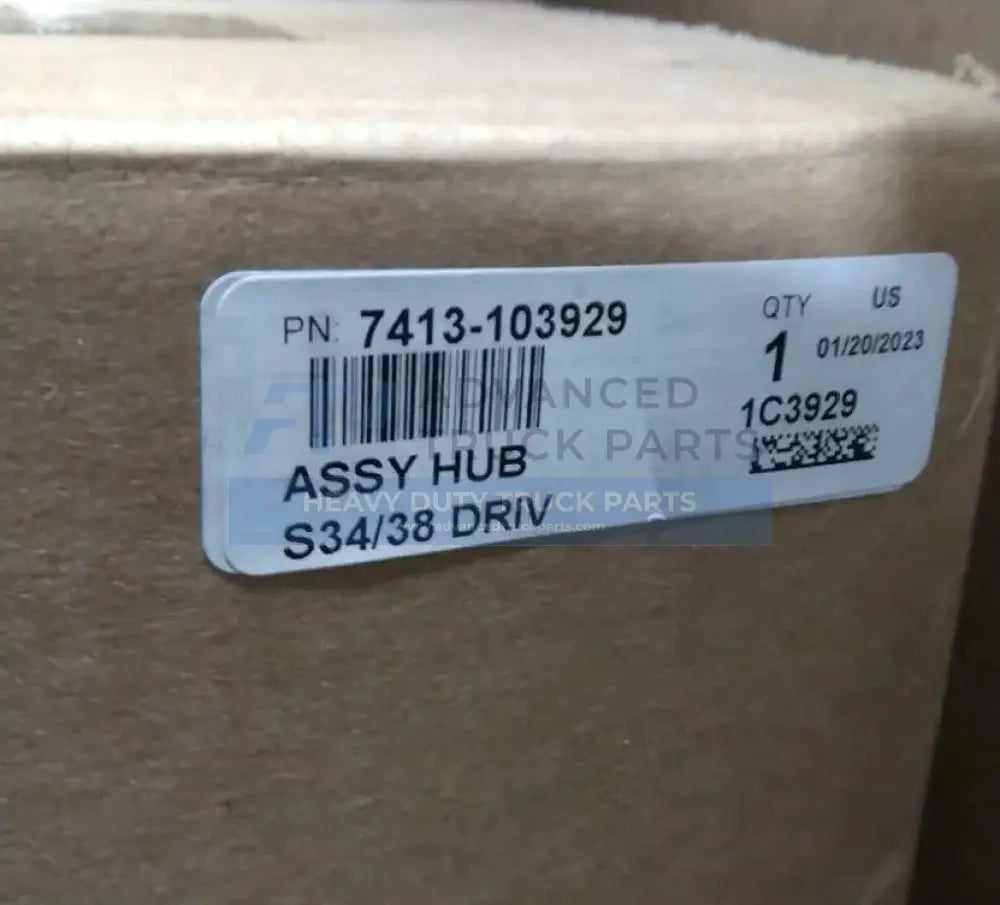7413-103929 Genuine Mack Hub, Cup & Bolt Assy - Truck To Trailer