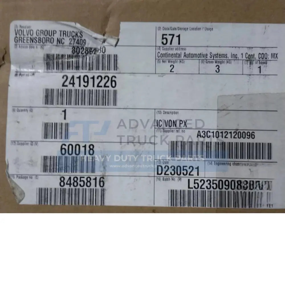 24191226 Genuine Mack Instrument Cluster - Truck To Trailer