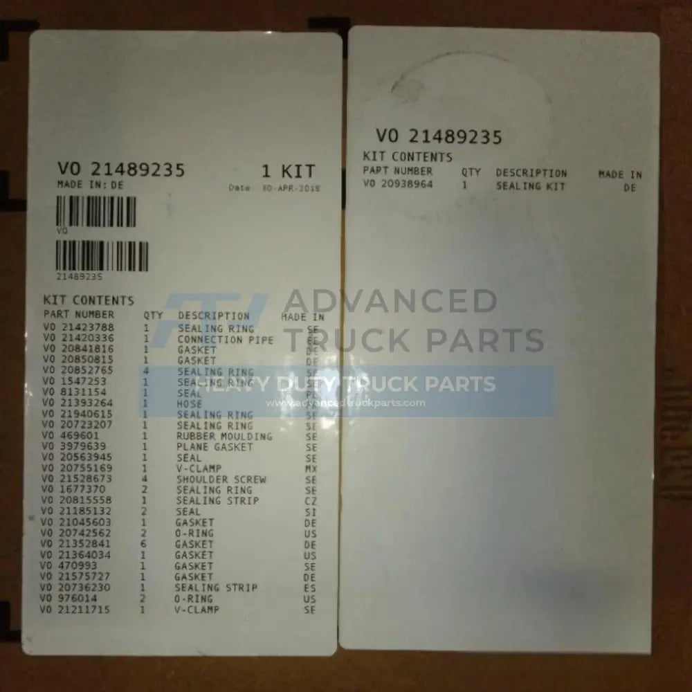 85146689 Genuine Mack Kit - Truck To Trailer