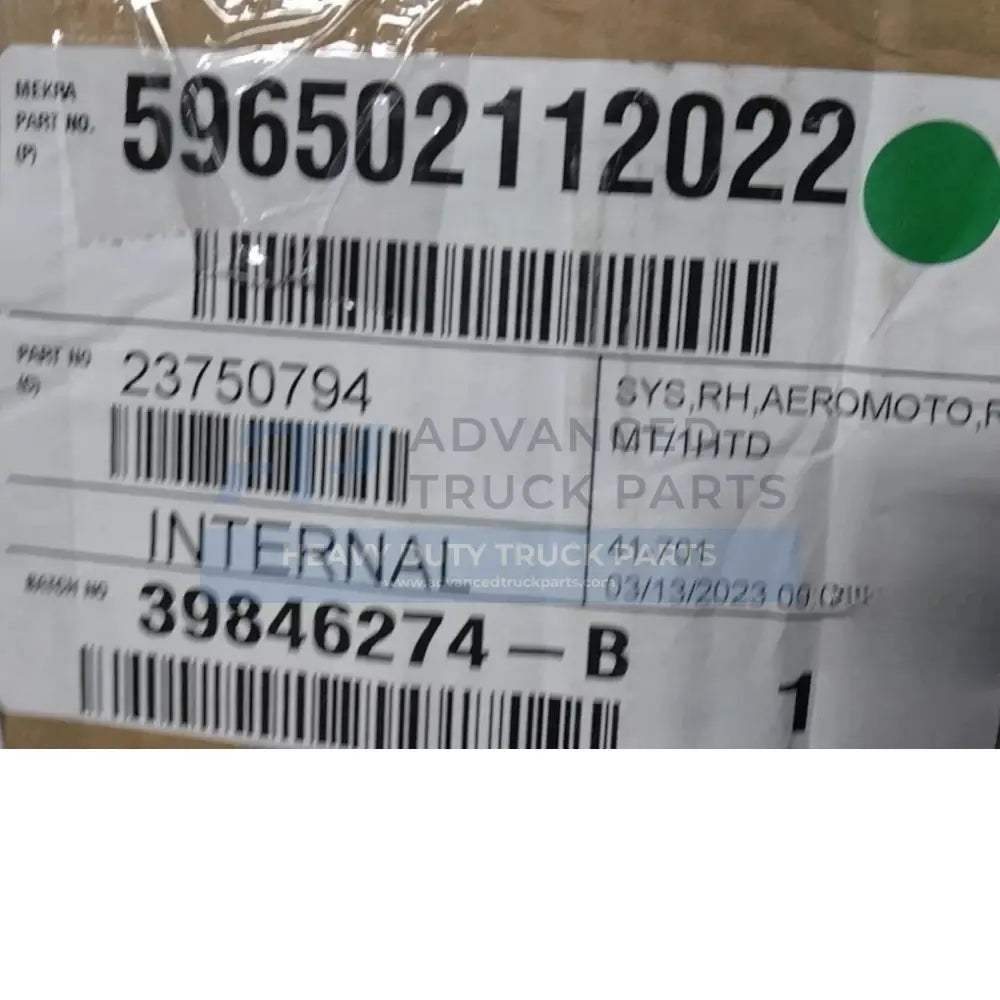 23750794 Genuine Mack Mirror - Truck To Trailer
